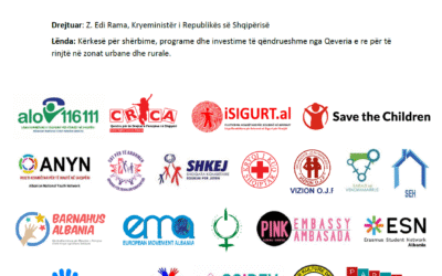 Lajmet e fundit 6 Kërkesë për shërbime, programe dhe investime të qëndrueshme nga Qeveria e re për fëmijët dhe të rinjtë në zonat urbane dhe rurale.