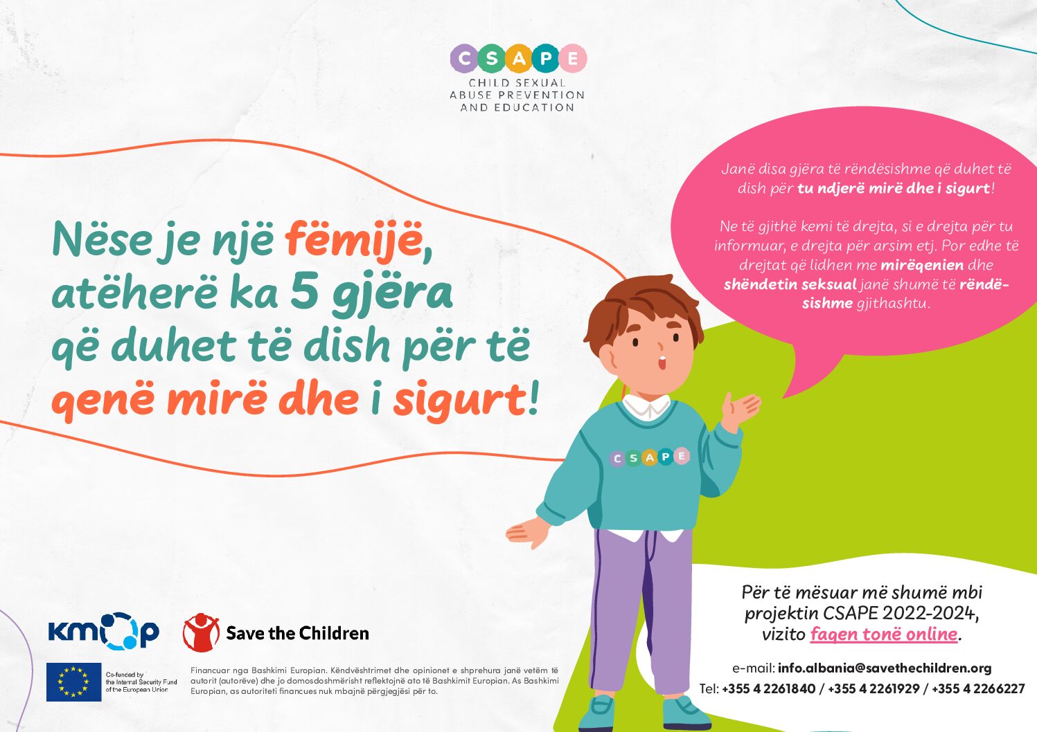 CSAPE Brochure for Children Albanian 1 0 pdf